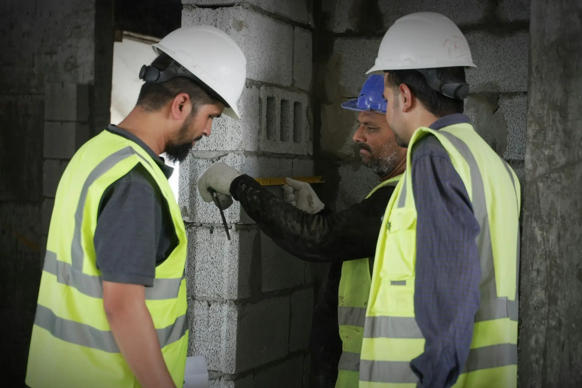 Setting out on site