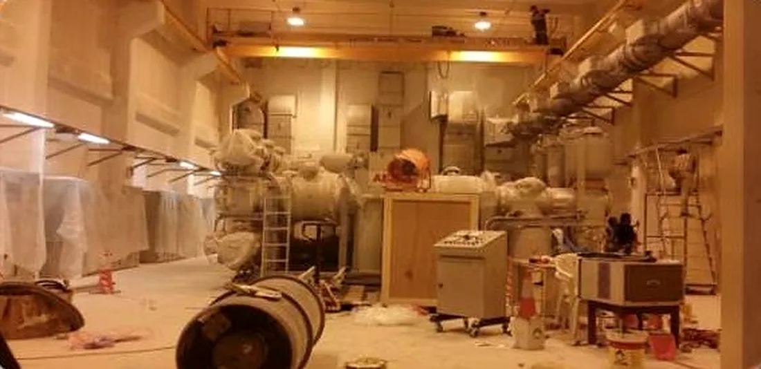 Switchgear hall, 115 kV Khalidiyah-2 Substation