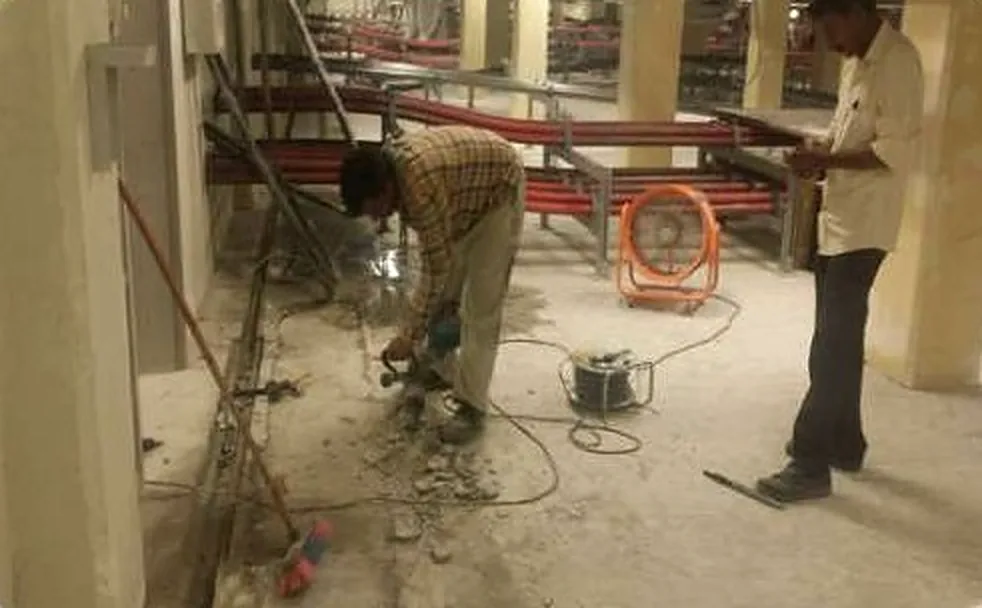 Cable trench works