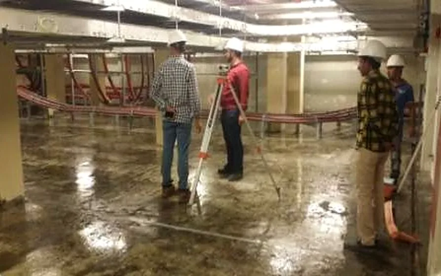 Floor works