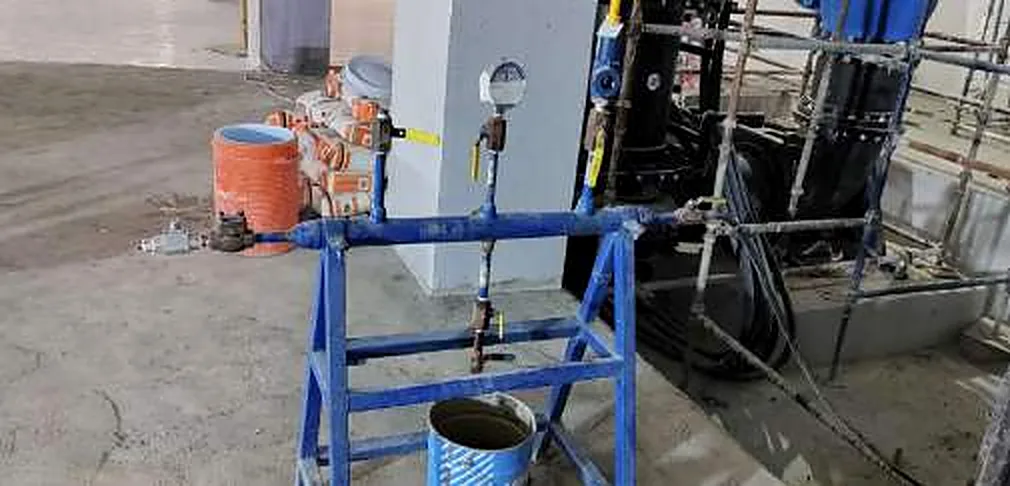 Pump set and pipework